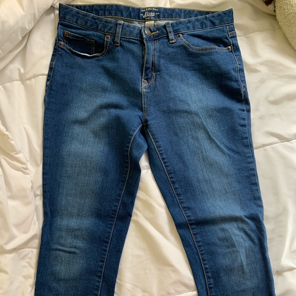 Bass Dark Blue Skinny Jeans